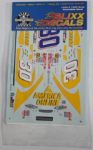 Slixx Decals 0130/1639 #30 AOL TV Racing Car 1/24 1/25 NASCAR Revell Mon... - £7.98 GBP