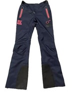 SUPERDRY Pants Womens 6 Sleek LUXE Ski Pants Navy Pink Lined Flared - $74.69 CAD