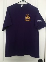 Gildan Men&#39;s Purple &amp; Gold  T-Shirt University of East Carolina Pirates Size XL  - £33.58 GBP