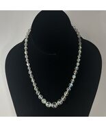 Vintage Sarah Coventry Aurora Borealis Crystal Necklace 18&quot; - $43.92 CAD