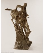 Mountain Man Pure Bronze Collectible Sculpture Statue by Remington Monum... - $7,080.00