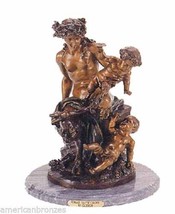 Female Satyr Group Solid Lost Wax Bronze Statue by Clodion - £1,547.07 GBP