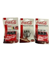 Vintage 90s Lot of 3 Packs Coca Cola Refrigerator Magnets New Old Stock Sealed - $24.75