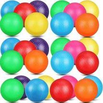 40 Pack 8.5 Inch Playground Balls Bulk Colorful Inflatable Bouncy Dodgeball Hand - £101.63 GBP