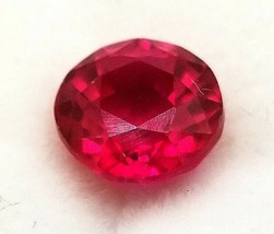 2.75 Ct VVS1 GTL Certificate -Natural Mozambique Red Ruby Round Brilliant Cut - £243.49 GBP