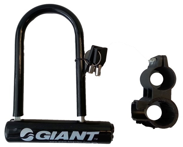 Giant™ U-Lock with Keys & Bicycle Mounting Bracket - $56.88