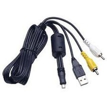 8 Pin USB &amp; AV Audio Video Cable Cord for Select Casio Elixim Cameras - £3.93 GBP