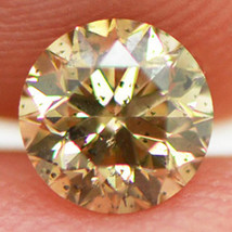 GIA Certified Diamond Fancy Brown Color Natural Round Shape 0.46 Carat For Ring - £371.70 GBP