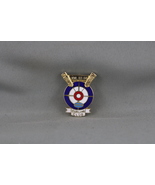 Vintage Curling Pin - Manitoba Women&#39;s Invitational 1983 - Inlaid Pin - $15.00