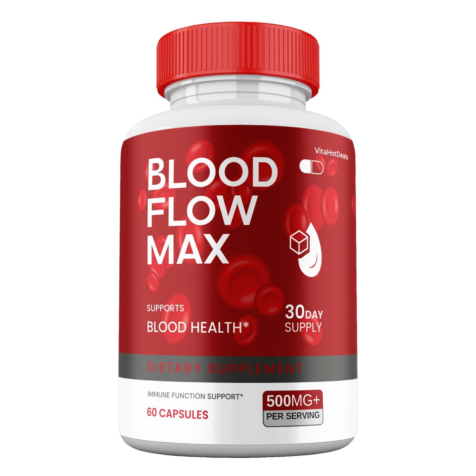 Blood Flow Max Capsules , Max Strength, BloodFlow Max  Blood Support  (1... - $17.08