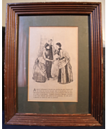 Vintage Antique Framed Colgate Cashmere Bouquet Advertisement 19th Century - $20.00