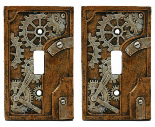 Primary image for Ebros Steampunk Nautilus Clockwork Gearwork Design Wall Light Switch Plate Set