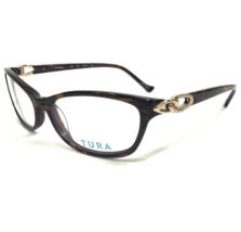 Tura Brille Rahmen R317 BRN Brown Schildplatt Gold Scharf Cat Eye 53-15-135 - £36.37 GBP