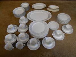 50 Piece Vintage Dinnerware Imperial &quot;Whitney&quot; China...Free Postage Usa - £77.22 GBP