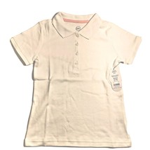 Wonder Nation Girls Uniform Short Sleeve Polo-style White 6X Tagless Com... - $11.88