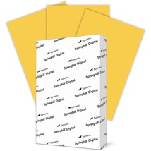 Springhill 8.5x11 Goldenrod Cardstock Paper 250 Sheets New Open Package - £15.77 GBP