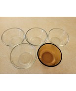 Vintage Set of 5 Mixed Custard Cups - Some Anchor Hocking - $24.51 CAD