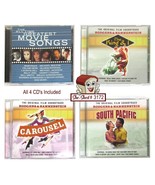 Original Music &amp; Songs South Pacific,Carousel, King and I - Lot of 4 CDs - £11.76 GBP