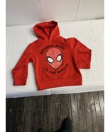Boys Size 5 Marvel Spiderman Hoodie Red And Black - $6.84 CAD