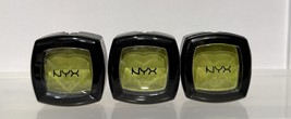 NYX Single  Eyeshadow Hypo Allergenic Light Green Full Size 3 pcs NIB ES72A - $274.86 MXN