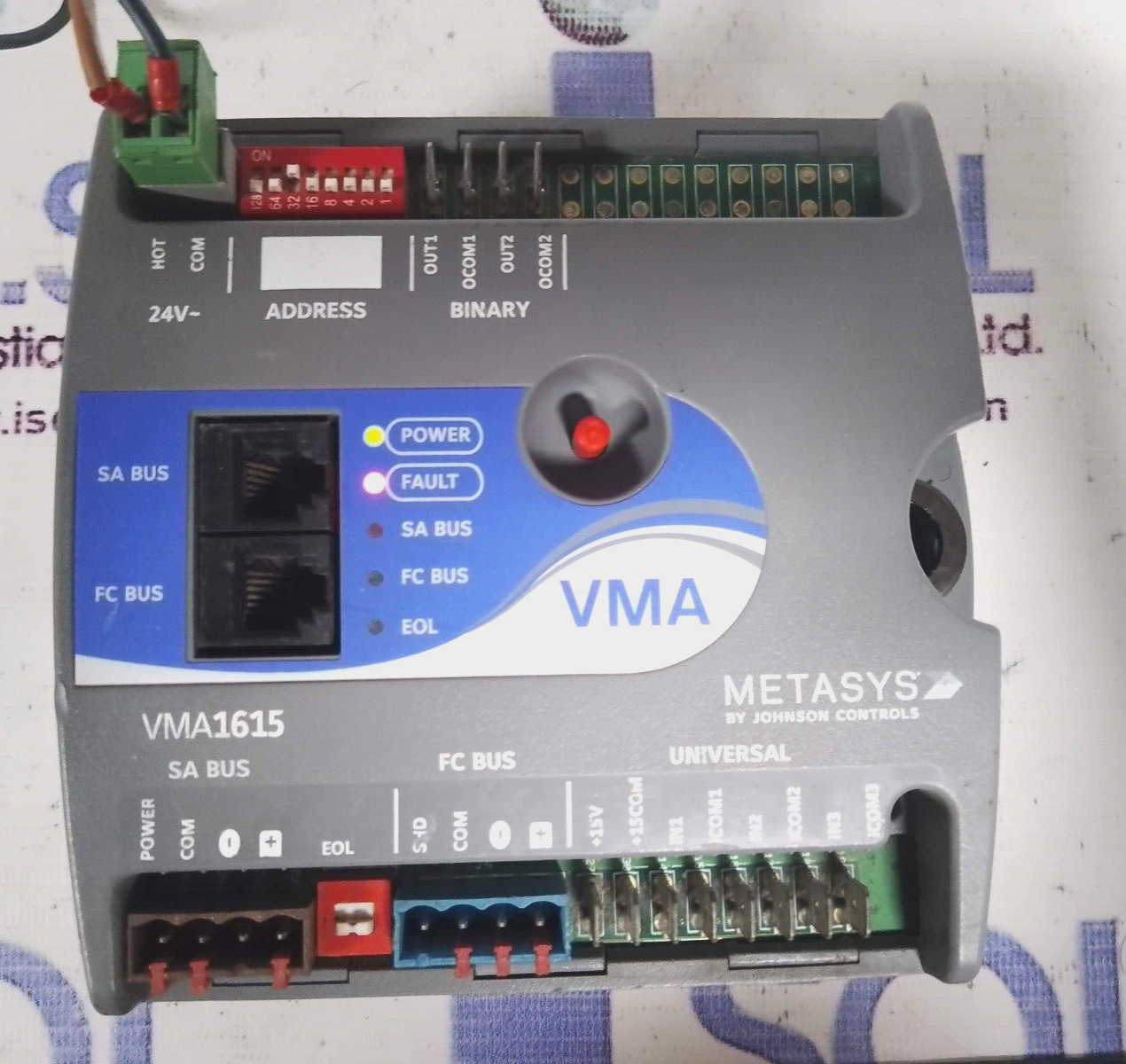 Johnson Controls MS-VMA1615-0 Variable Air Volume Controllers Rev N S/W ... - $355.35