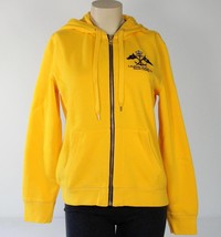 Ralph Lauren LRL Yellow Zip Front Hooded Sweat Jacket Hoodie Women&#39;s NWT - $99.99