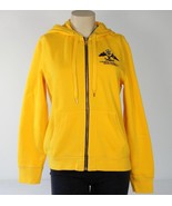 Ralph Lauren LRL Yellow Zip Front Hooded Sweat Jacket Hoodie Women&#39;s NWT - £78.75 GBP