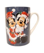 DISNEY MICKEY &amp; MINNIE MOUSE Mr. &amp; Mrs. Santa Claus Christmas Coffee Cup... - £9.83 GBP