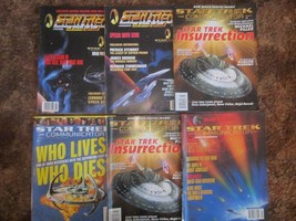 Lot Of 6 Magazines Star Trek Fan Club Communicator 1990&#39;s [Z146c] - £19.18 GBP