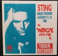 STING / THE POLICE - VINTAGE ORIGINAL CONCERT CLOTH TOUR BACKSTAGE PASS - $10.00