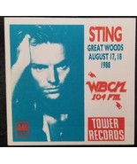 STING / THE POLICE - VINTAGE ORIGINAL CONCERT CLOTH TOUR BACKSTAGE PASS - $187.91 MXN