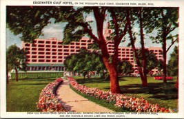 Edgewater Gulf Hotel on the Mississippi Gulf Coast Biloxi MS Postcard PC84 - £3.97 GBP
