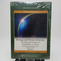 Biology and Human Behavior Part 1 &amp;2 DVD &amp; Guidebook Set The Great Courses - £14.90 GBP