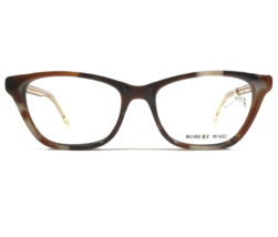 Robert Marc KAINA-CO Eyeglasses Frames Brown Gray Gold Horn Tortoise 50-17-135 - £89.33 GBP
