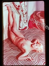 1960s Pin-up Nude Woman Long Legs in Heels Cinemati Retail Slide - £3.57 GBP
