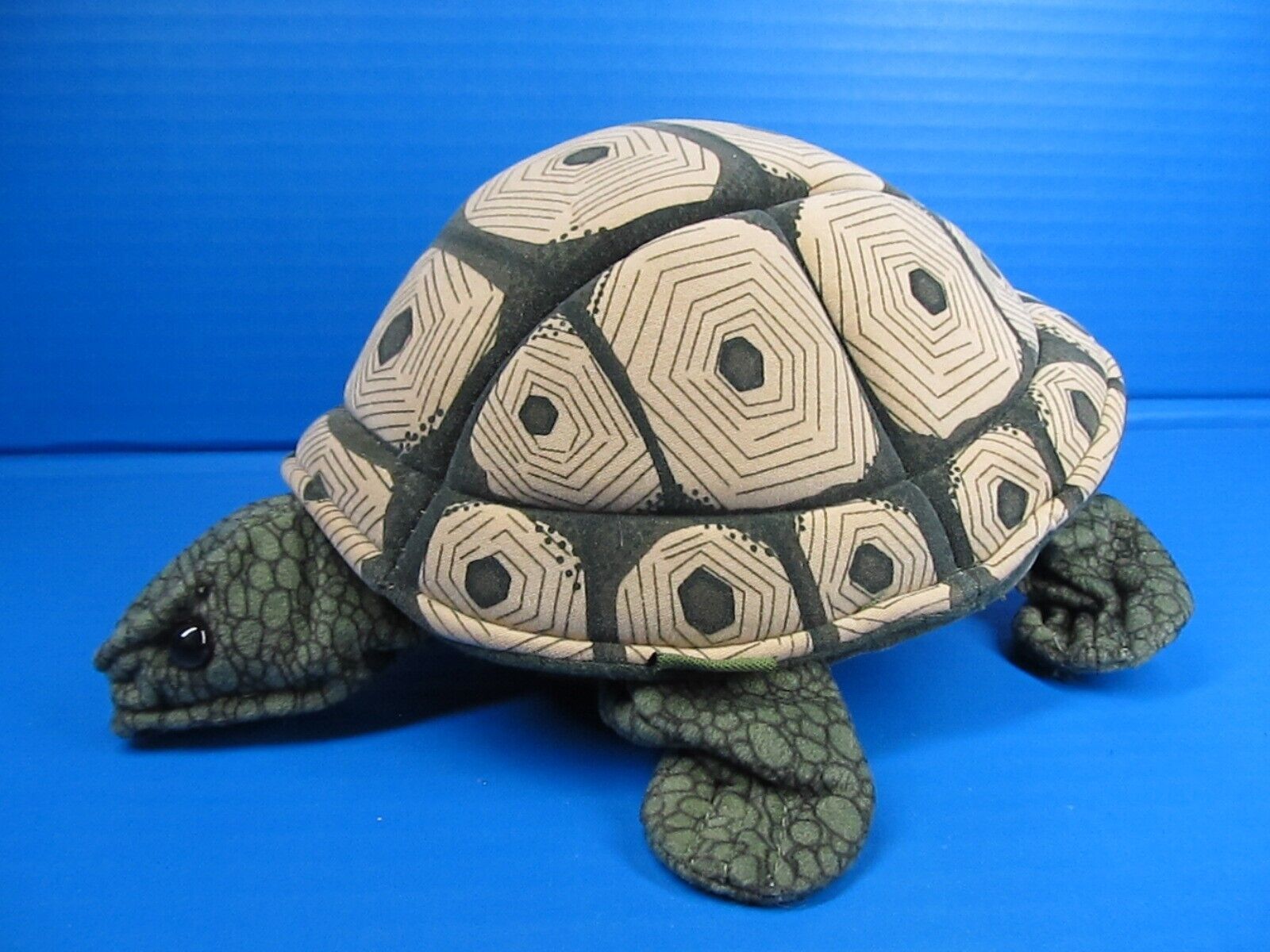 Folkmanis Folktails Turtle Tortoise Plush Hand Puppet 9&quot; Realistic - $15.00