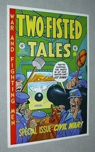 1970&#39;s EC Comics Two-Fisted Tales 31 Civil War Army comic book cover art poster - £14.99 GBP