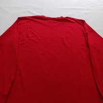 MV Sport TITUS MOUNTAIN Spellout Men's Red Cotton Shirt Long Sleeve Size Large image 10
