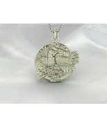 Pigeon Birds Pendant Necklace, 925 Sterling Silver Handmade Trendy Unise... - €38,25 EUR+