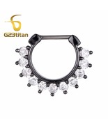 G23titan Womens Body Jewelry Piercing Hoops Nose Seputm Ring Titanium Cl... - £9.76 GBP