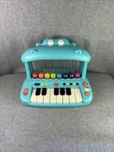 B. Toys Hippo Pop Musical Toy Keyboard Play Piano Songs Sounds Lights Instrument - £20.70 GBP