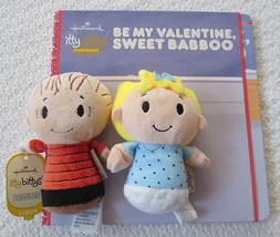 Hallmark Itty Bittys Storybook Be My Valentine Sweet Babboo +Sally &amp; Linus Plush - £23.55 GBP