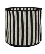 Colonial Mills 14 x 14 x 12 in. Baja Stripe Basket Black - $103.86