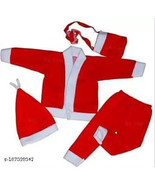 jawaharat  Santa Claus Christmas Dress With 1 Jacket, 1 Pajama 1 cap 1 P... - $338.52 MXN
