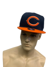 Team Apparel Jeunesse Chicago Ours Plat Visière Casquette, Orange/Marine... - £10.11 GBP