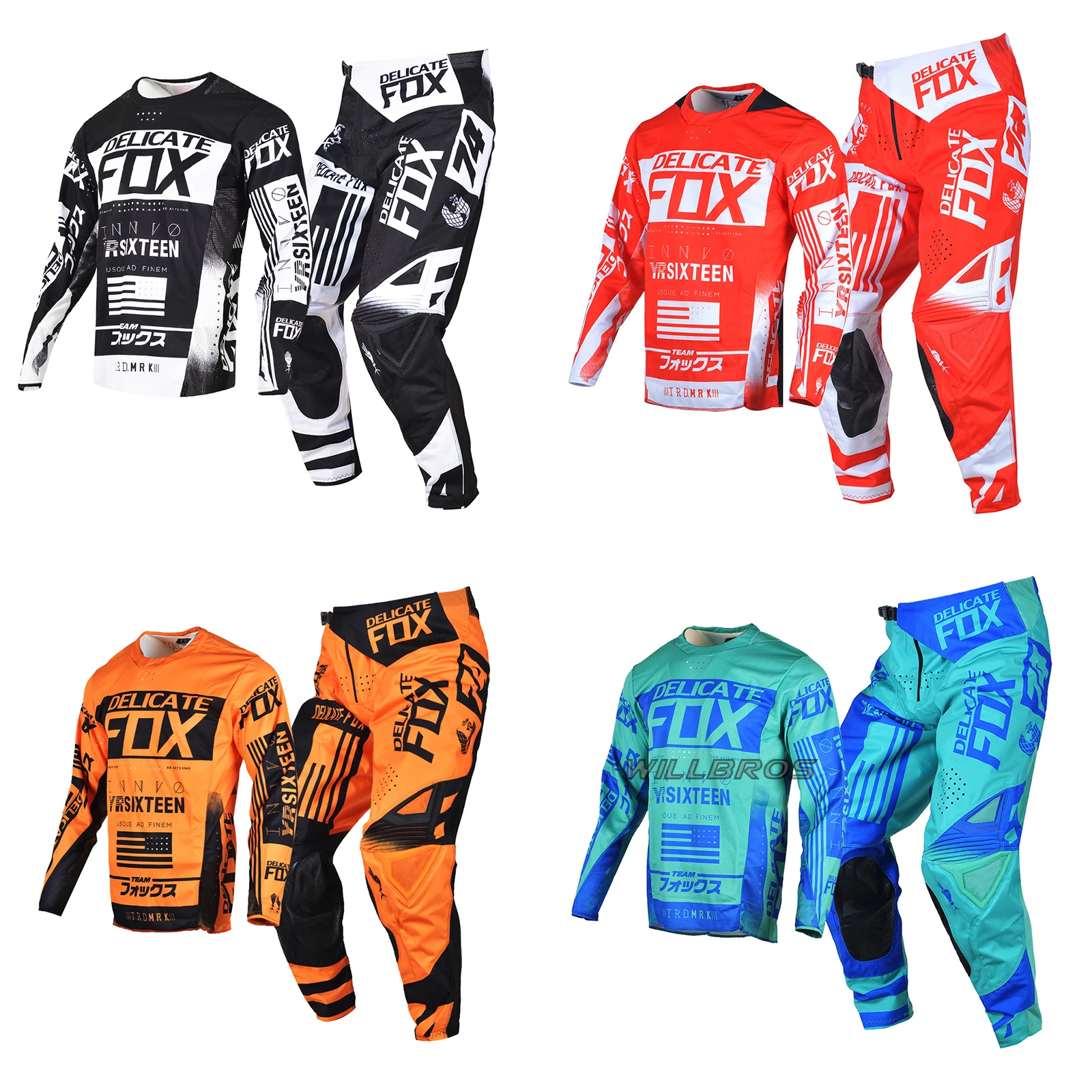 Motocross Suits Jersey and Pants Combo Suit MTB BMX DH Enduro Dirt Bike Adult - £85.81 GBP