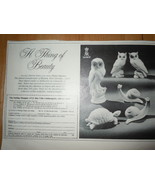 Kaiser Animal Figurines The Holiday Shoppe Print Magazine Ad 1975 - $8.18 CAD