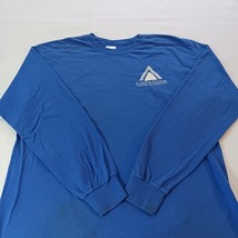 Gildan Ultra Cotton Capstone Landscaping & Lawn Men's Blue T-Shirt Long Sleeve L image 10