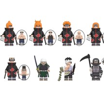 8pcs The Six Paths of Pain and Danzo Hanzo Mifune Custom Minifigures Toys - £14.89 GBP