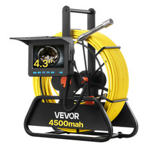 VEVOR Sewer Camera, 98 ft/30m, 4.3" Drain Inspection Camera, IP68 Waterp... - $179.99